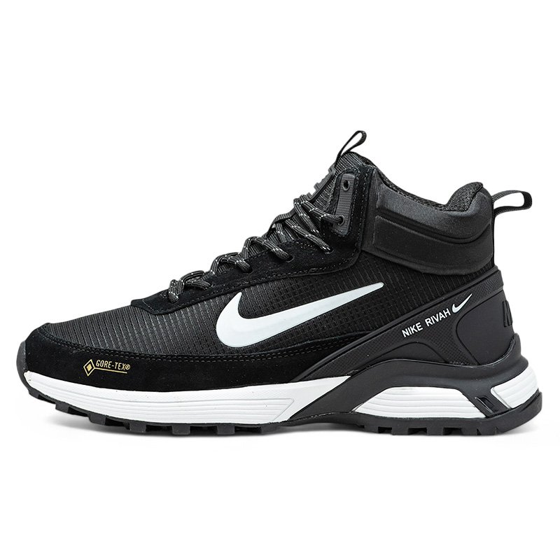 Nike Rivah Gore-Tex Black White З ХУТРОМ