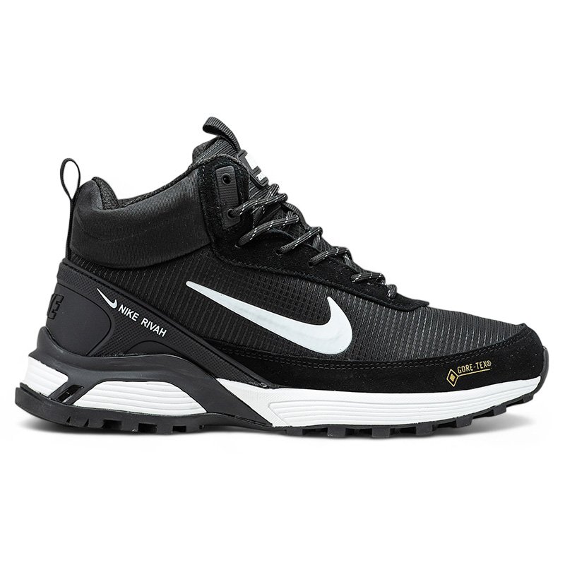 Nike Rivah Gore-Tex Black White З ХУТРОМ