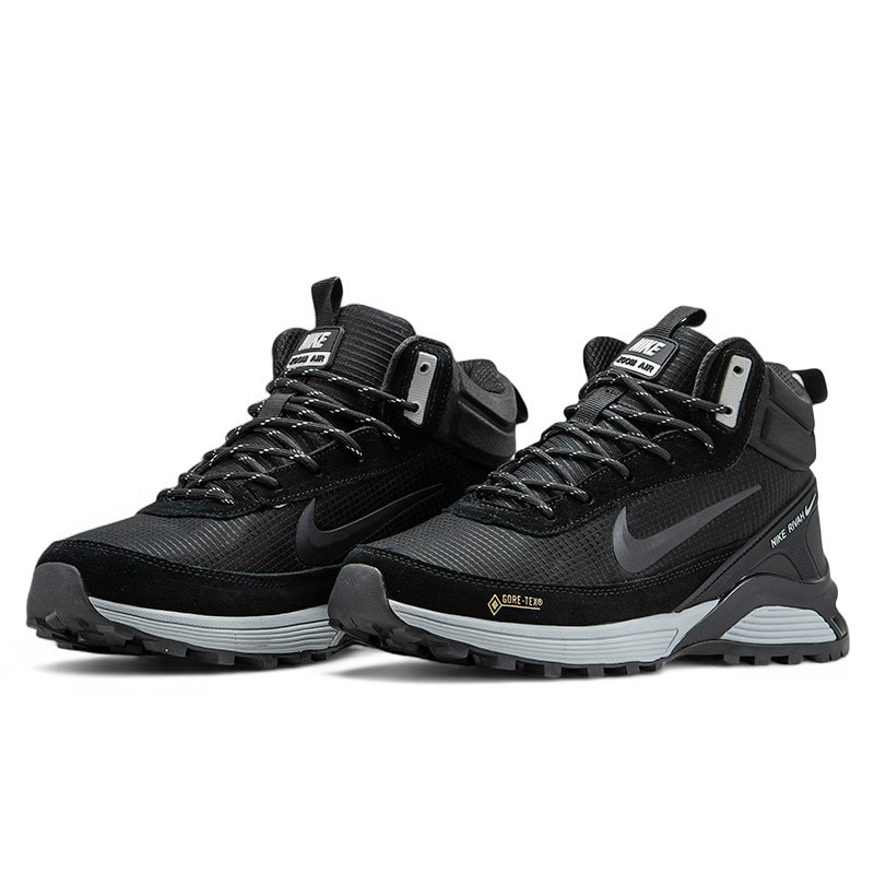 Nike Rivah Gore-Tex Black Grey З ХУТРОМ