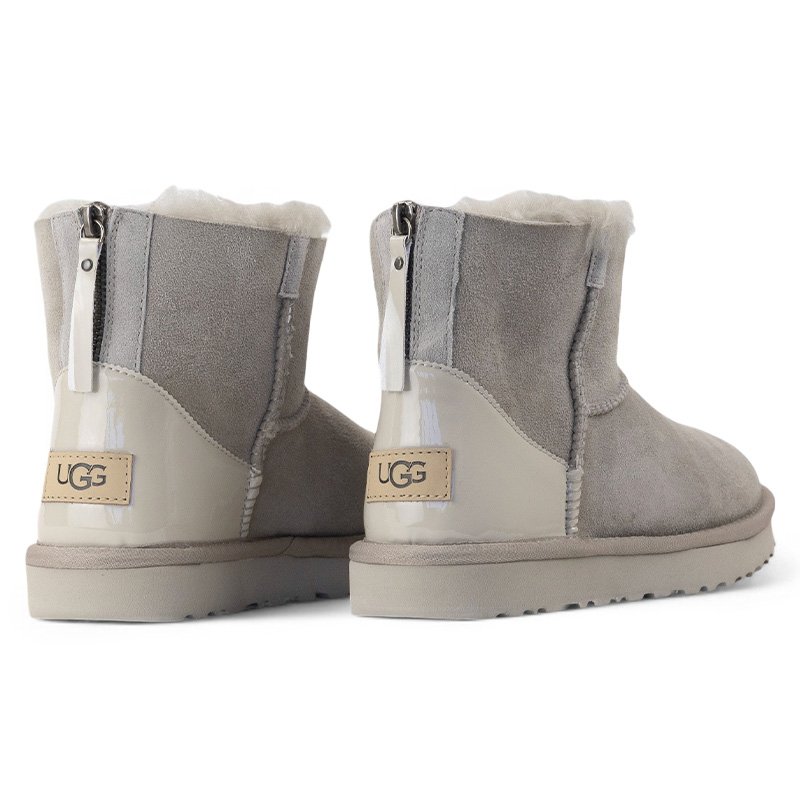 UGG Classic Mini Zip Grey Beige