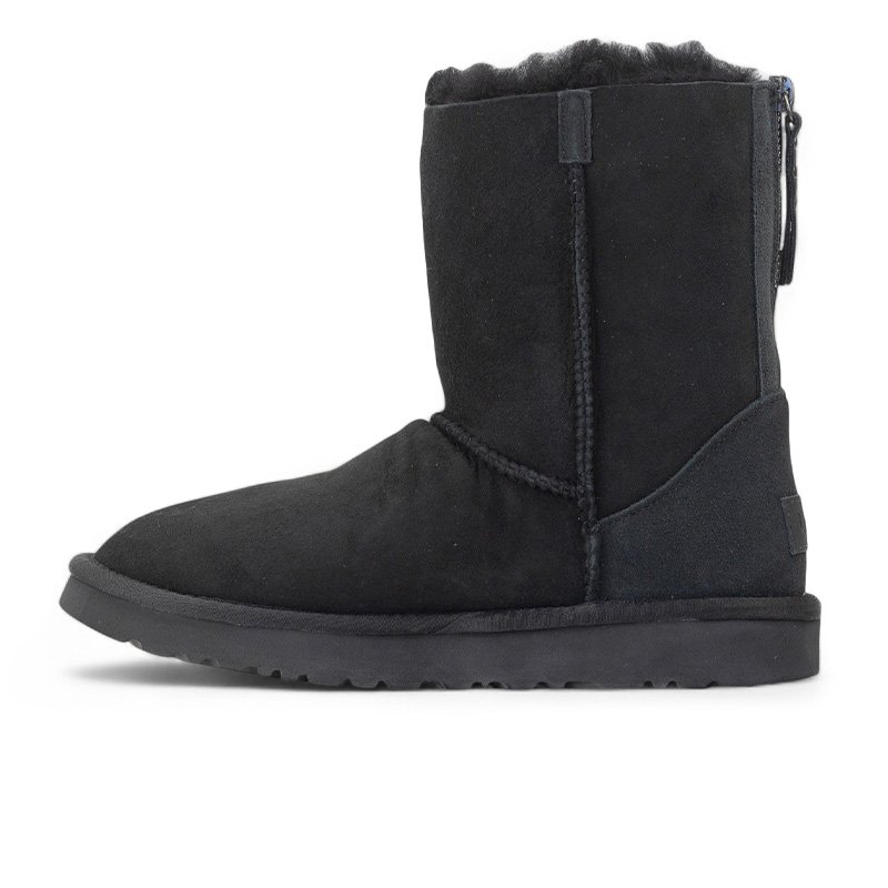 UGG Classic Short Zip II Black