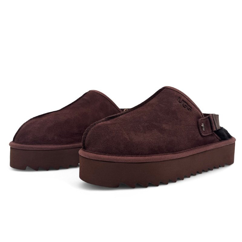 UGG Lanah Clog Platform Chocolate