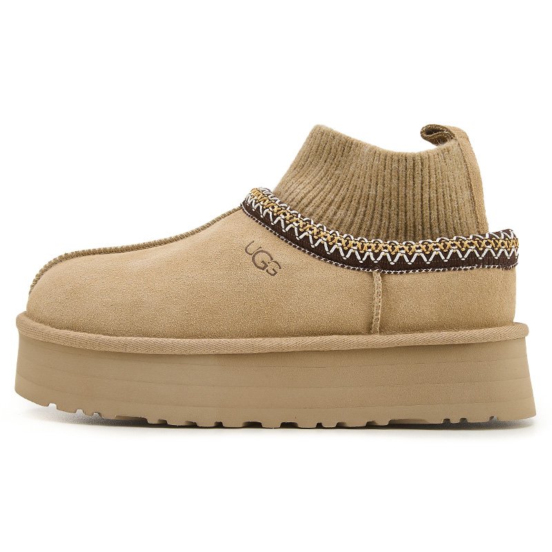 UGG Tasman Platform Sock Beige Brown