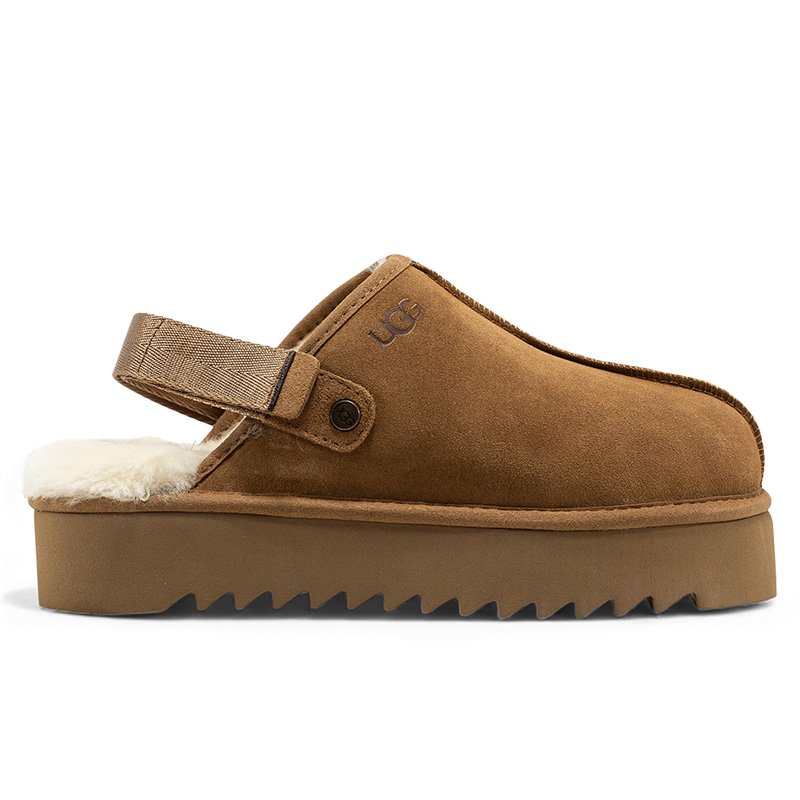 UGG Lanah Clog Platform Chestnut