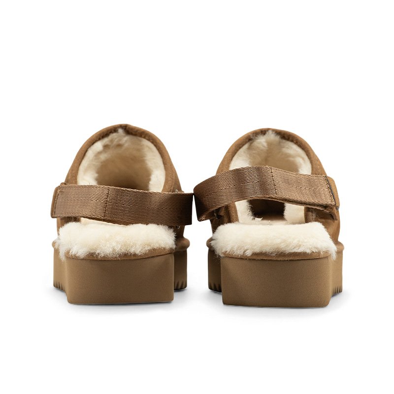 UGG Lanah Clog Platform Chestnut