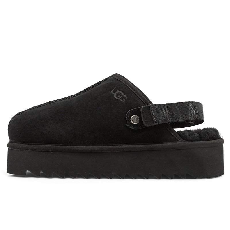 UGG Lanah Clog Platform Black